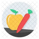 Healthy Food Organic Icono