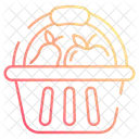 Healthy fruit basket  Icon