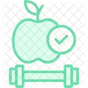 Healthy Habits Duotone Line Icon Icon