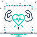 Healthy Robust Cardiac Icon