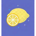 건강한 레몬 라임 과일 아이콘