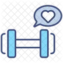 Healthy Lifestyle Fitness Training Icon
