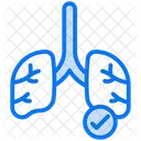 Lungs Healthy Healthcare Icon