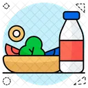 Healthy Meal Edible Nutritious Diet Icon