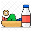 Healthy Meal Edible Nutritious Diet Icon