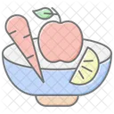 Healthy Recipes Lineal Color Icon 아이콘