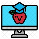 Learning Online Education Icon