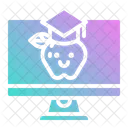Learning Online Education Icon