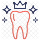 健康な歯、歯冠、クラウン アイコン