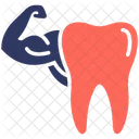 Healthy Tooth Strong Teeth Icon