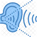 Hearing Ear Anatomy Icon