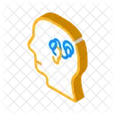 Cochlear Implant Isometric Icon