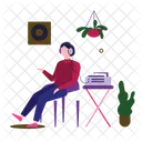 Hearing Music Listening Music Listening Song Icon