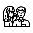 Hearsay Evidence Crime Icon