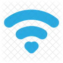 Heart Wifi Wifi Signal Icon