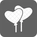 Heart Shaped Baloon Icon