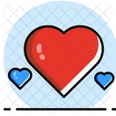 Heart New Year Gift Icon