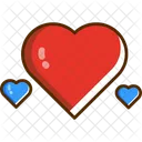 Heart New Year Gift Icon