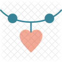 Heart Necklace Love Icon