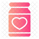 Heart Container Jar Icon