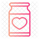 Heart Container Jar Icon