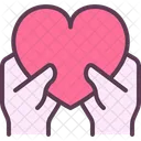 Heart Give Caring Icon