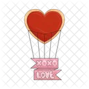 Heart Heart Bouquet Valentine Icon