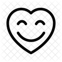 Heart Smile Emoticon Icon