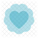 Heart Napkin Valentine Icon