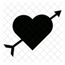 Heart Arrow Love Icon