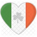 Heart Flag Irish Icon