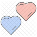 Heart Lineal Color Icon Icon