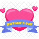 Heart Love Mothers Day Icono