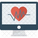 Heart Medicine Monitor Icon