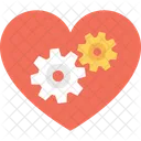 Heart Cog Love Icon