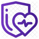 Heart Insurance Protection Icon