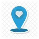 Heart Pin Love Icon