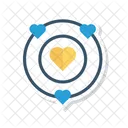 Heart Universe Planet Icon