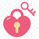Heart Locking Icon