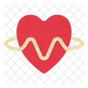 Heart Frequency Medical Exam Icon