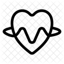 Heart Frequency Medical Exam Icon