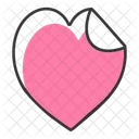 Heart Origami Paper Heart Love Symbol Icon