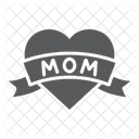 Heart Mom Inscription Icon