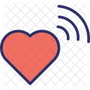 Heart Signals Heart Hotspot Icon