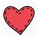 Love Stitched Heart Icon