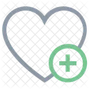 Heart Add Sign Icon