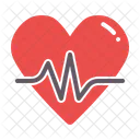 Heart Activity Fitness Icon