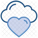 Cloud Storage Heart Icon