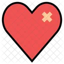 Heart Broken Bandage Icon