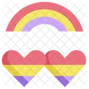 Homosexual Pride Heart Icon